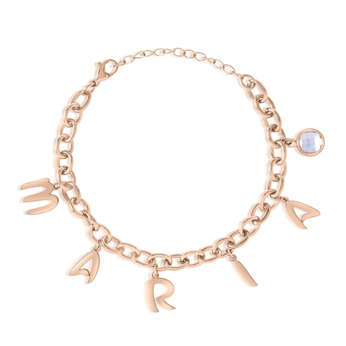 Armband mit Buchstabenanhängern