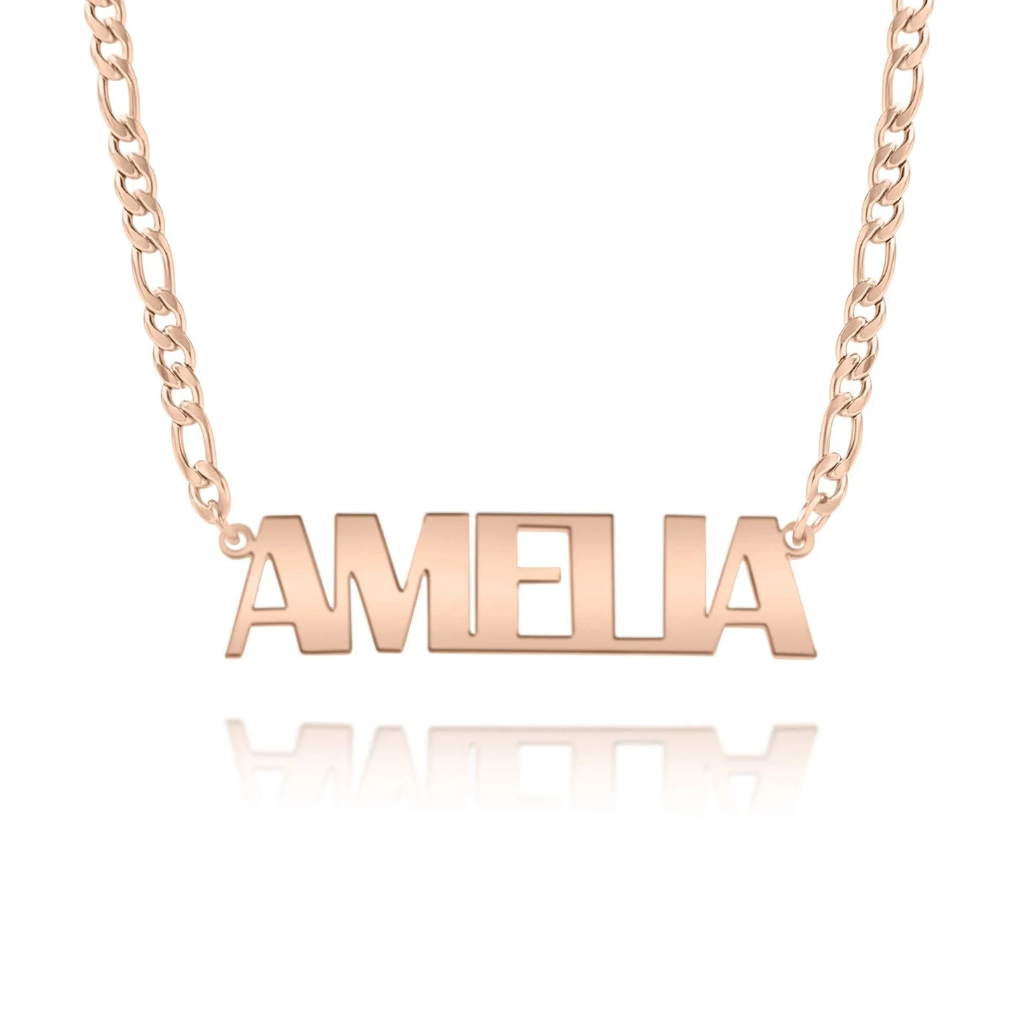 Personalisierbare Halskette in Großbuchstaben