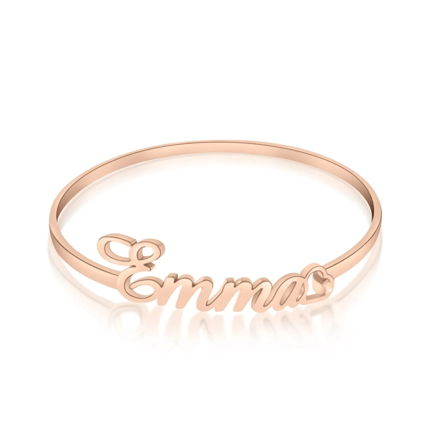 Personalisierbares Armreif-Armband mit Verschluss