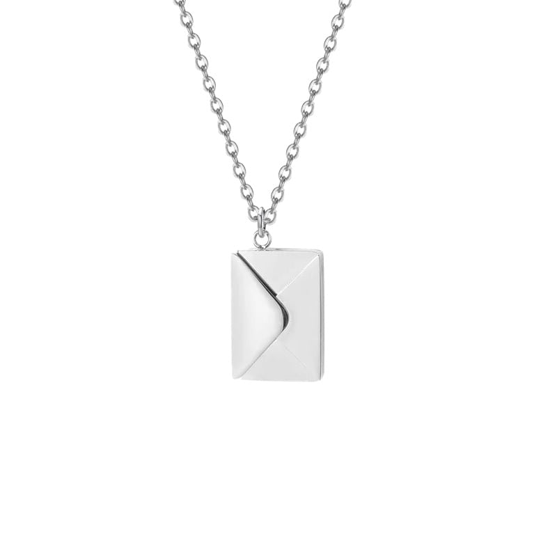 18k Gold Ausführung Liebesbrief Halskette - Geschenkset