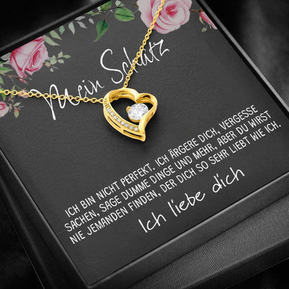 Herz Halskette - Mein Schatz