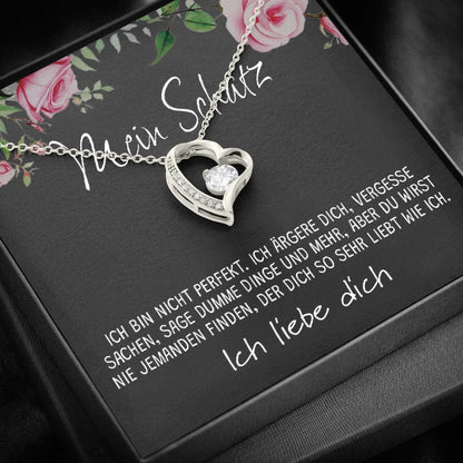 Herz Halskette - Mein Schatz