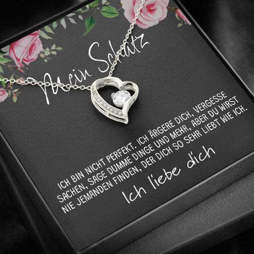 Herz Halskette - Mein Schatz