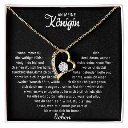 An Meine Königin – Liebesherz Halskette