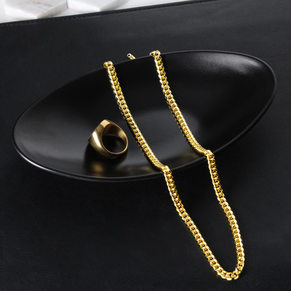 Cuban Chain Halskette - An meinen Sohn