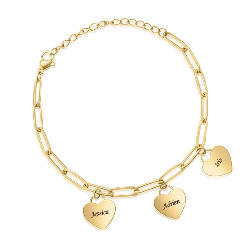 Personalisierbares Herzarmband