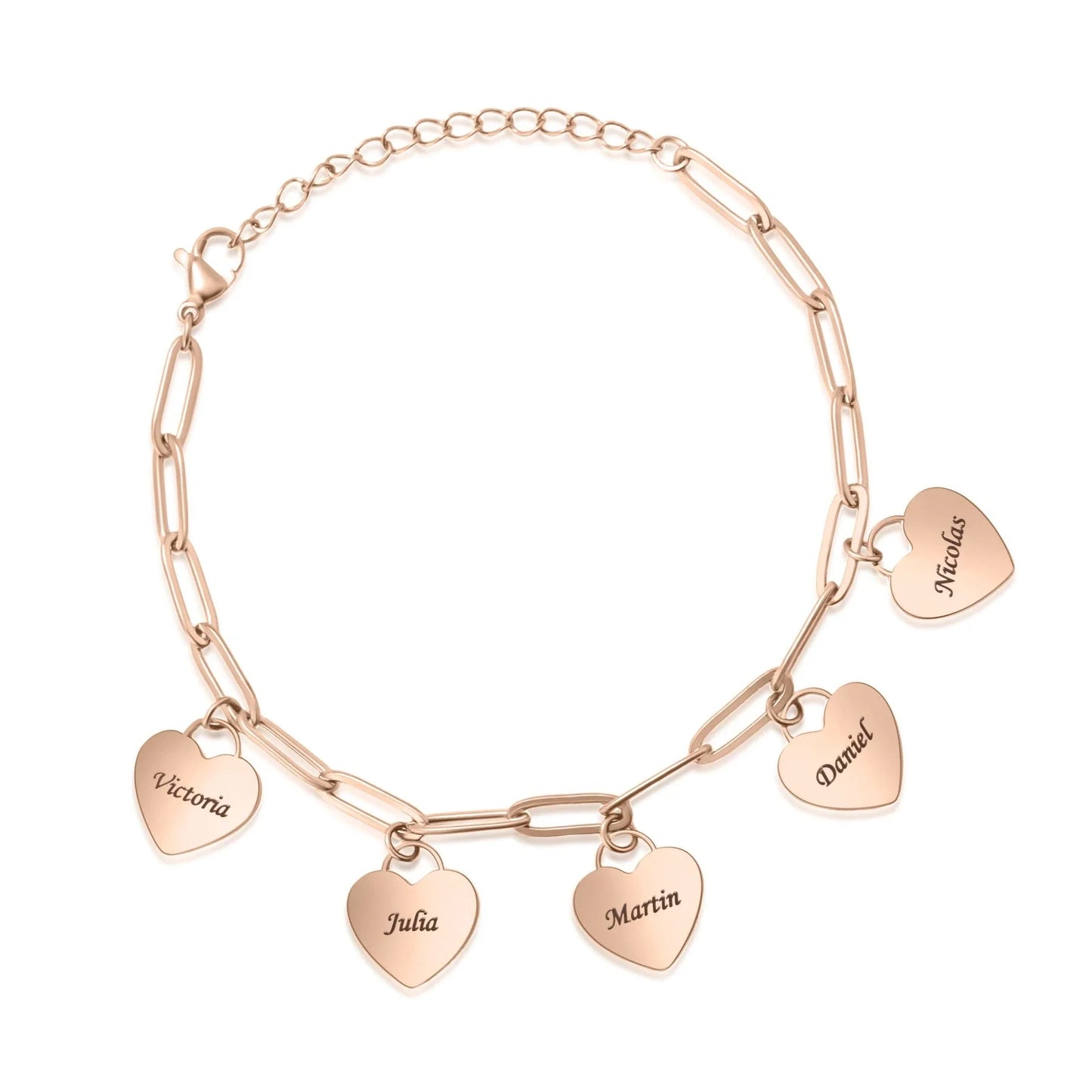 Personalisierbares Herzarmband
