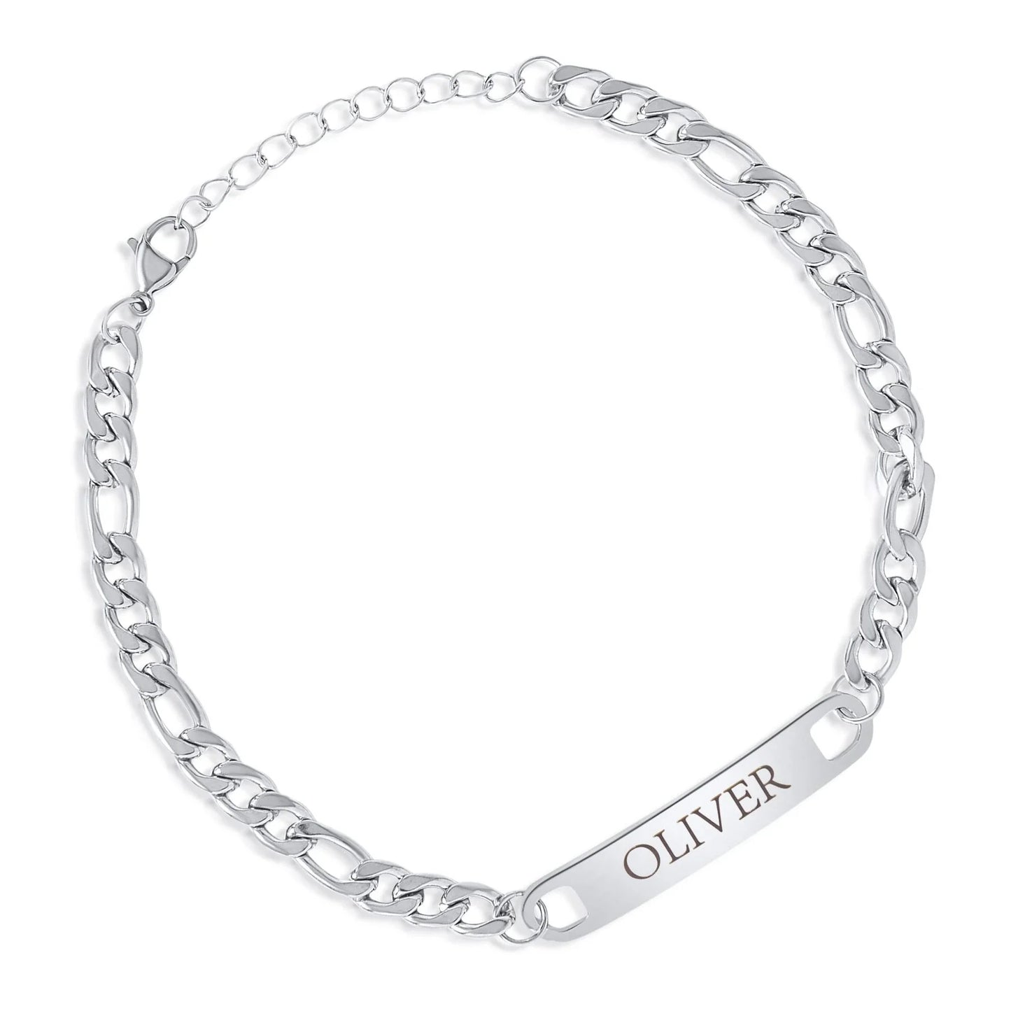 Personalisierbares ID-Armband für Herren