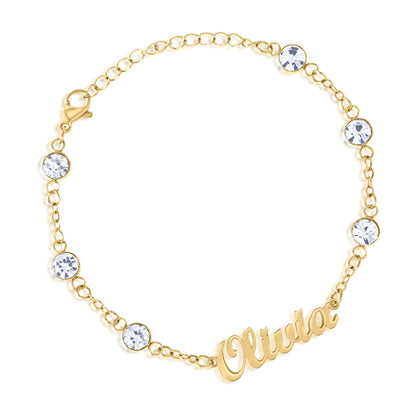 Personalisierte Kristallarmband