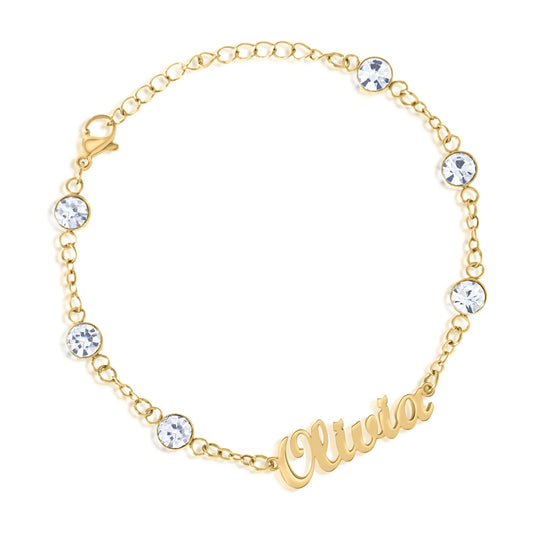Personalisierte Kristallarmband