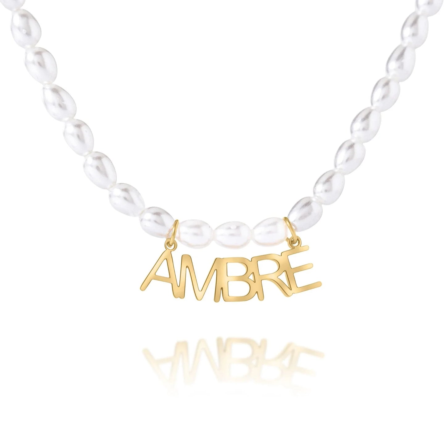 Namenscollier Perlen