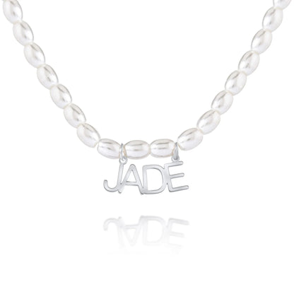 Namenscollier Perlen