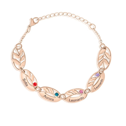 Armband mit mehreren Blättern