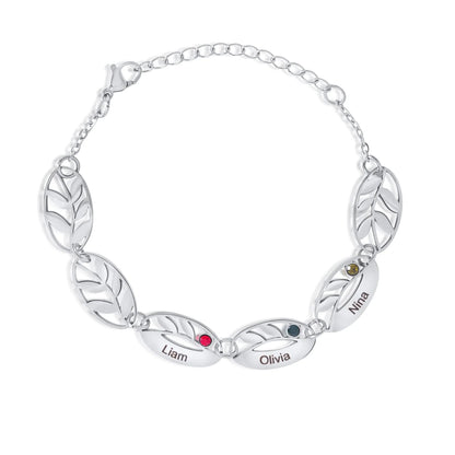 Armband mit mehreren Blättern