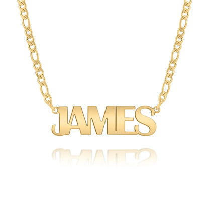 Personalisierbare Halskette in Großbuchstaben