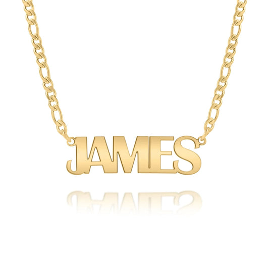 Personalisierbare Halskette in Großbuchstaben
