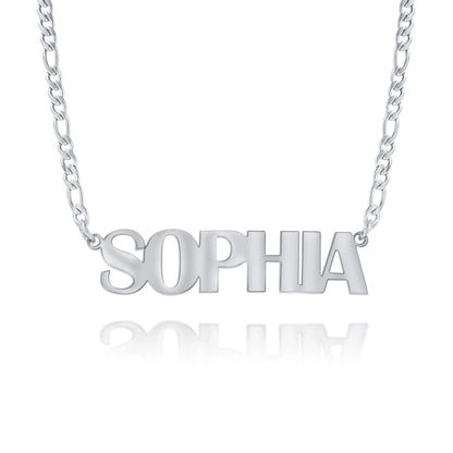 Personalisierbare Halskette in Großbuchstaben