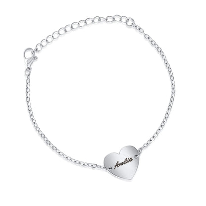 Personalisierte Herzarmband für Paare