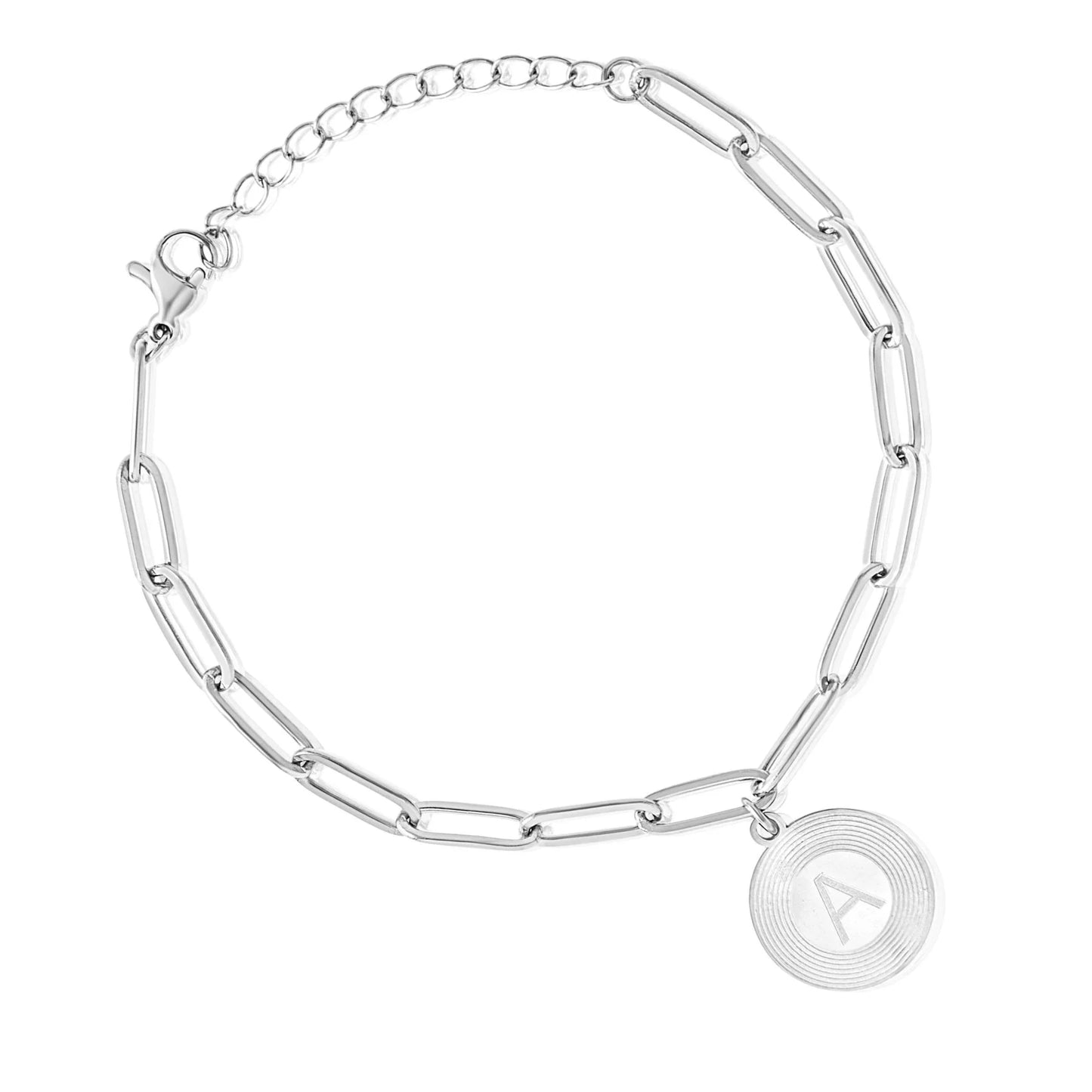 Personalisierte Sunburst-Initialen-Armband