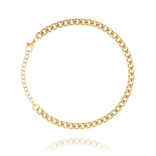 Herren Armband mit gerundeten Gliedern