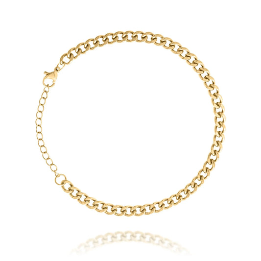 Herren Armband mit gerundeten Gliedern