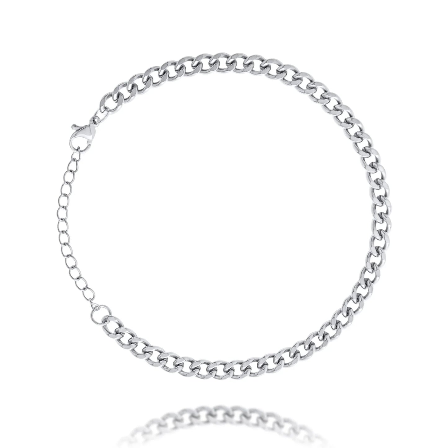 Herren Armband mit gerundeten Gliedern
