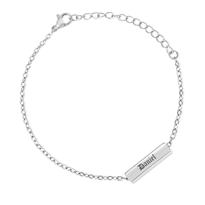 Personalisierte 3D Bar Armband