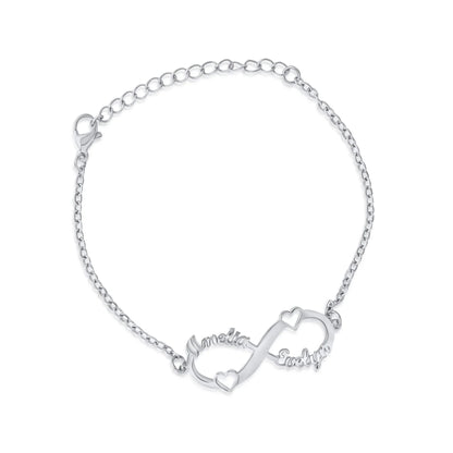 Doppelherz-Unendlichkeit-Armband
