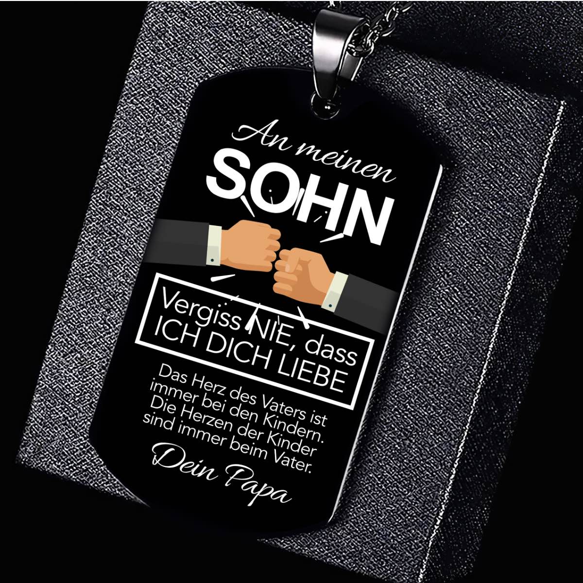 Anhänger - An meinen Sohn von Papa