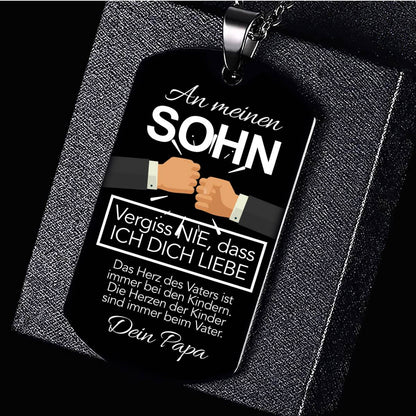 Anhänger - An meinen Sohn von Papa