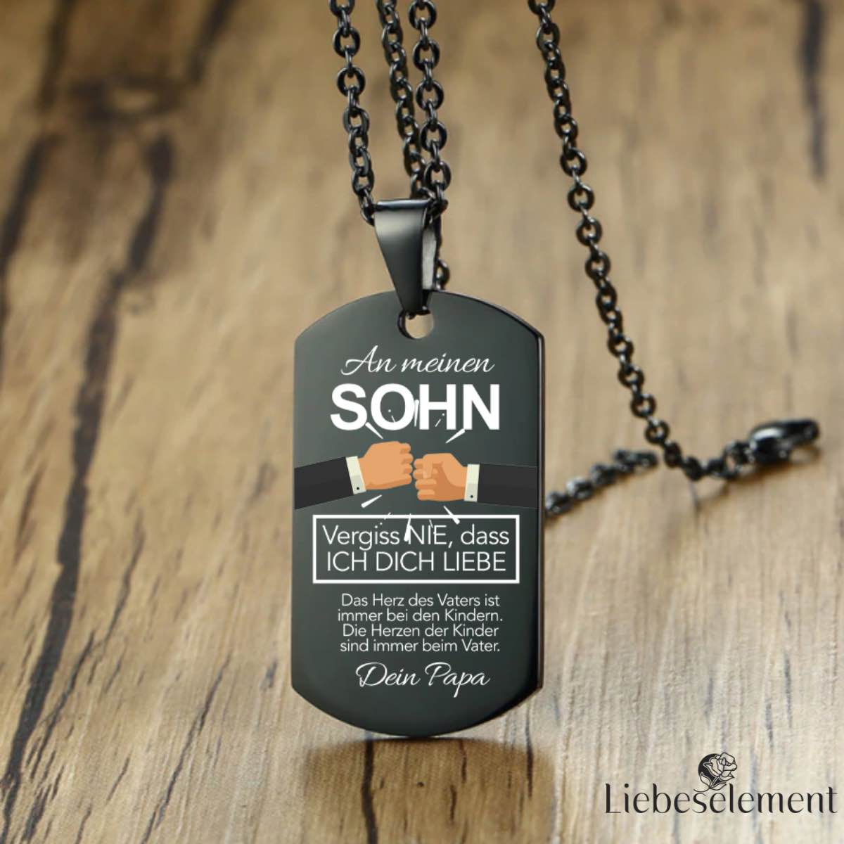 Anhänger - An meinen Sohn von Papa