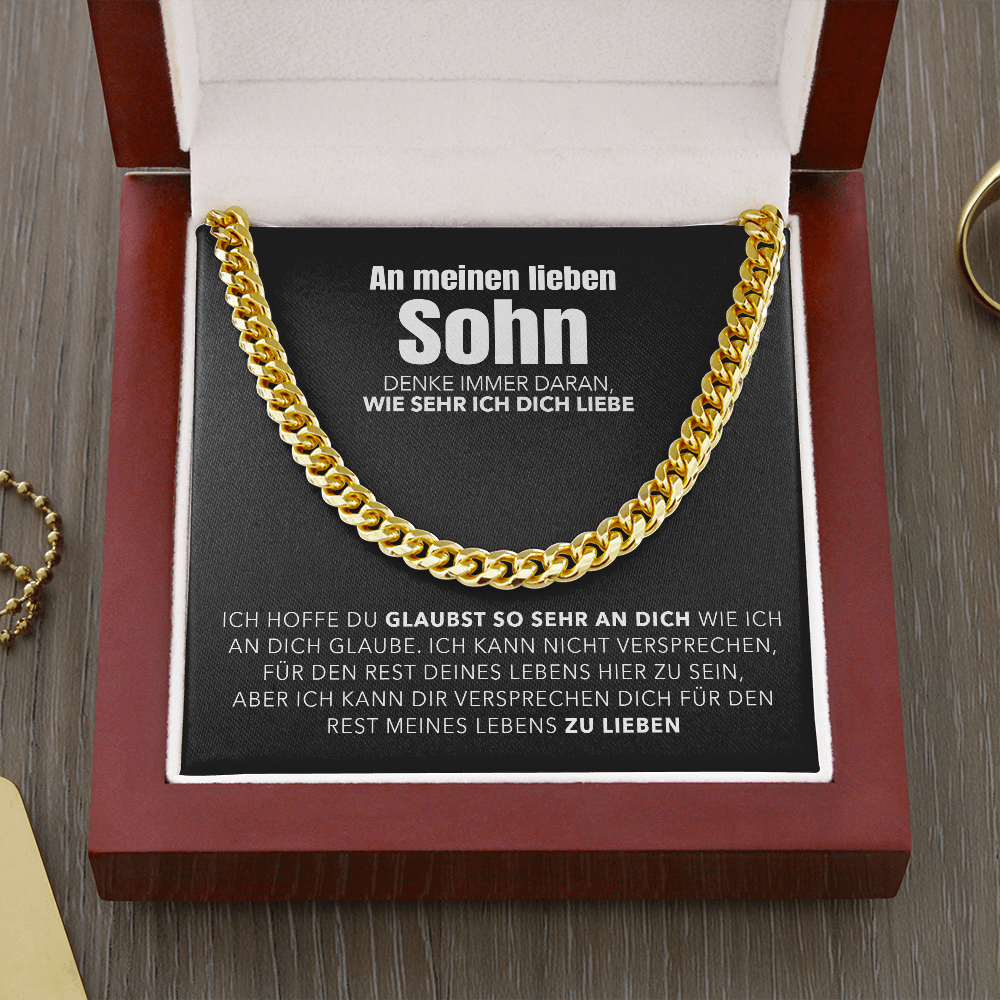 Cuban Chain Halskette - An meinen Sohn
