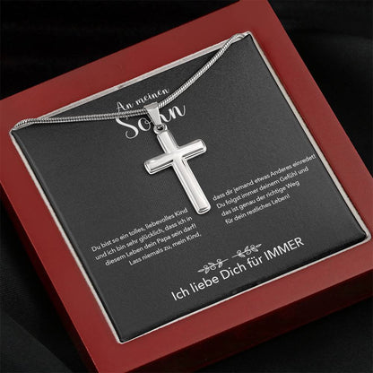 Kreuzkette - An meinen Sohn von Papa - Für Immer
