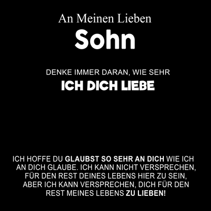 Cuban Chain Halskette - An Meinen Lieben Sohn