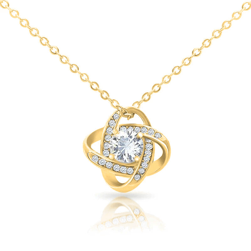 S925 Sterling Silber Knotenkette - An meine wundervolle Tochter